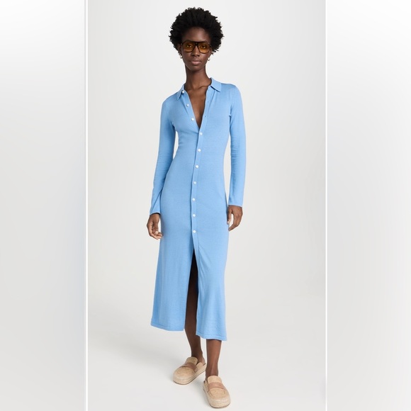 NWT | GUEST IN RESIDENCE | SHOWTIME SHIRT DRESS | FRENCH BLUE | MEDIUM - Picture 2 of 10